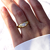 925 Sterling Silver Pave Cubic Zirconia Finger Rings for Women KW2493-3-2