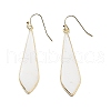 Natural White Shell  Dangle Earrings EJEW-P145-03F-1