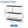 2-Tier Assemble Acrylic Display Cases AJEW-WH0479-93-2