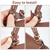 Adjustable Cowhide Bag Handles PURS-WH0005-65LG-3