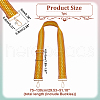 Polyester Adjustable Bohemian Style Bag Handles PURS-WH0005-71LG-03-2