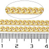 Rack Plating Brass Curb Chains KK-K392-60G-3