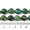 Dyed & Heated Natural Fire Crackle Agate Beads Strands G-C116-A177-01-5