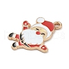 Christmas Alloy Enamel Pendants ENAM-K074-01G-09-2