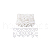 15 Yards Cotton Embroidery Flower Lace Ribbon OCOR-WH0086-91C-8