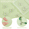 Unicraftale 6Pcs 3 Styles 304 Stainless Steel Spring Ring Clasps FIND-UN0061-27-5