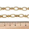Ion Plating(IP) 304 Stainless Steel Bowknot & Oval Link Chain Bracelet for Women BJEW-G669-18G-4