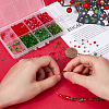 SUNNYCLUE Christmas Theme Mixed Styles Electroplate Glass Beads EGLA-SC0001-35-3