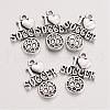 Tibetan Style Zinc Alloy Pendants TIBEP-R334-375AS-RS-1