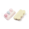 Mother's Day Opaque Resin Cabochons RESI-K043-19-2