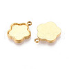 304 Stainless Steel Pendant Cabochon Settings STAS-T065-88G-2