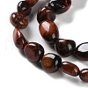 Dyed Natural Red Tiger Eye Beads Strands G-P497-01C-46-4