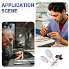CHGCRAFT 2Pcs Handheld Magnifying Glass TOOL-CA0001-32-7