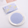 12/0 Imitation Jade Glass Seed Beads SEED-S049-B-003-2