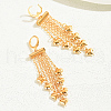 Fashionable Heart-shaped Tassel Earrings YX8817-1