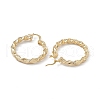Rack Plating Brass Hoop Earrings for Women EJEW-A088-17G-2