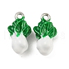 Brass Enamel Pendants X-KK-P258-17C-G-4
