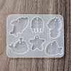 Starfish/Whale/Octopus Pendant DIY Silhouette Silicone Mold DIY-K073-09A-3