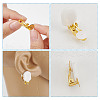 WADORN 120Pcs 6 Styles Resin with Silicone Iron Clip-on Earring Findings FIND-WR0011-55-3