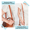   4Pcs 4 Colors Imitation Leather Adjustable Bag Straps FIND-PH0017-51-3