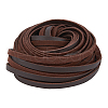 DICOSMETIC 10Pcs Flat PU Leather Cord WL-DC0001-02B-1