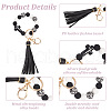 ANATTASOUL 2Pcs Silicone with PU Leather Pendant Decorations HJEW-AN0001-01-3