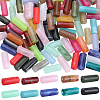 SOFPLATE 100Pcs Imitation Gemstone Acrylic Beads OACR-SP0001-05D-1