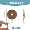 SUPERFINDINGS 12Pcs Brass Flat Washers FIND-FH0010-79A-2