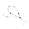 Cat Eye Mobile Straps HJEW-JM03419-03-5