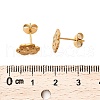 304 Stainless Steel Stud Earrings EJEW-M098-01C-G-2
