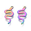 Ion Plating(IP) 201 Stainless Steel Charms STAS-S119-138-2