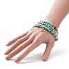 4Pcs 4 Style Natural & Synthetic Mixed Gemstone Chips & Heishi Beaded Stretch Bracelets Set BJEW-JB09922-5