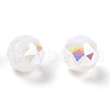 Electroplate Opaque Glass Beads EGLA-B003-02A-01-2