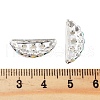 Rack Plating Brass Rhinestone Spacer Beads KK-S379-14P-A-2