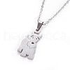 Tarnish Resistant 304 Stainless Steel Puppy Jewelry Sets SJEW-F208-06P-3