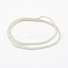 Electroplate Glass Beads Strands X-EGLA-J144-HR-C02-2