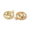 Brass Micro Pave Cubic Zirconia Pendants KK-H441-36G-3