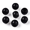 Matte Spray Painted Acrylic European Beads X-ACRP-Q017-03A-01-1
