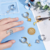 304 Stainless Steel Open Cuff Rings RJEW-UN00019-2