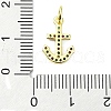 Brass Micro Pave Cubic Zirconia Pendants KK-H475-30G-01-3