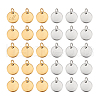   60Pcs 2 Colors 304 Stainless Steel Charms STAS-PH0005-88-7