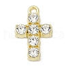 Alloy Pendants with Rhinestone PALLOY-R151-56G-1