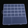 Transparent Plastic Bead Containers CON-YW0001-49C-1