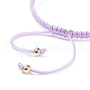 5Pcs 5 Color Resin Evil Eye Braided Bead Bracelets Set BJEW-JB08809-9