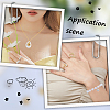 SUNNYCLUE 100Pcs 2 Colors Tibetan Style Alloy Charms FIND-SC0010-74-5