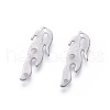 Non-Tarnish 201 Stainless Steel Filigree Joiners Links X-STAS-F231-082P-1