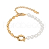 304 Stainless Steel Link Bracelets BJEW-Z108-02G-2