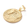 Real 18K Gold Plated Zodiac Theme Brass Pendants KK-M273-04C-G-2