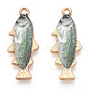 Alloy Enamel Pendants FIND-C037-16G-06-1-2
