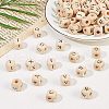 Olycraft Natural Wooden European Beads WOOD-OC0001-42B-6
